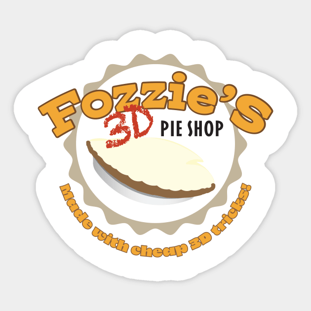 Fozzie's Pie Shop Sticker by WearInTheWorld